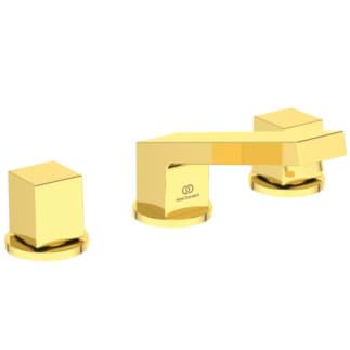 Picture of IDEAL STANDARD Extra 3-hole basin mixer, projection 140mm #BD508A2 - Brushed Gold