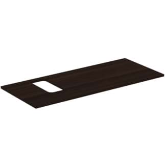 Picture of IDEAL STANDARD i.life B washbasin worktop 1202x507mm #T5458NW - Coffee Oak