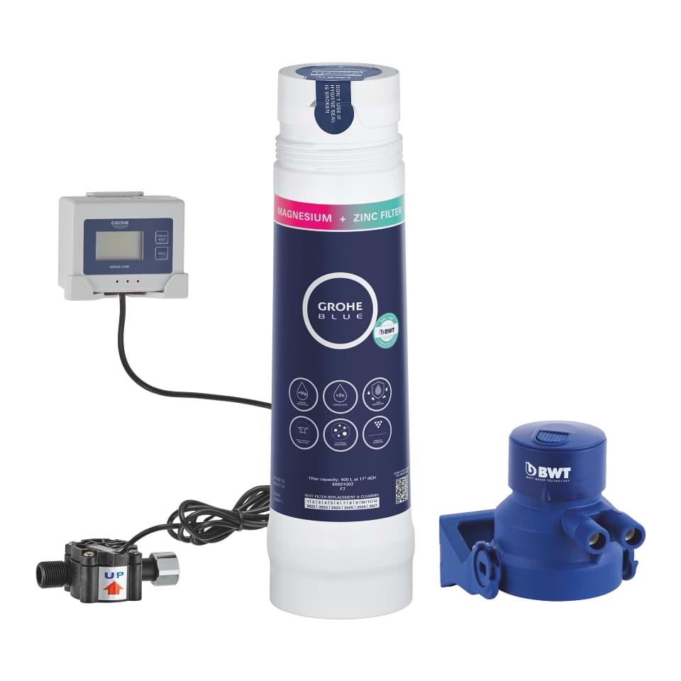 Bild von GROHE Blue Magnesium + Zink Filter Starter Set #40875000 - chrom