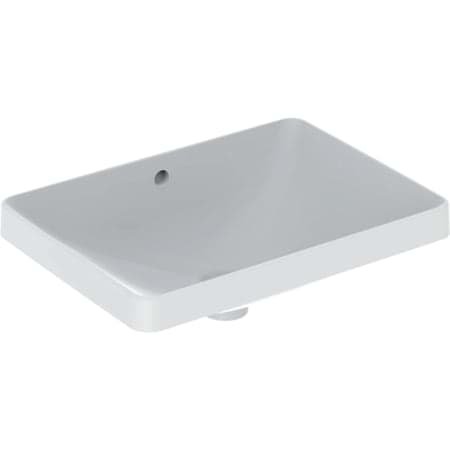 Bild von GEBERIT VariForm Einbauwaschtisch rechteckig #500.739.01.2 - weiß / Unterseite: glasiert