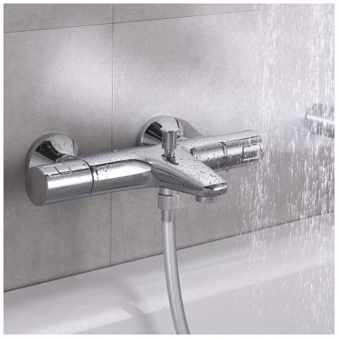Bild von GROHE Precision Start Thermostat-Wannenbatterie, 1/2″ #34598000 - chrom