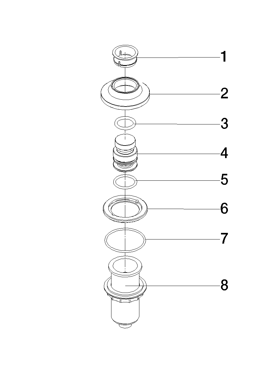 Bild von DORNBRACHT VAIA AIR SWITCH Bedienknopf - Platin gebürstet #10713809-06