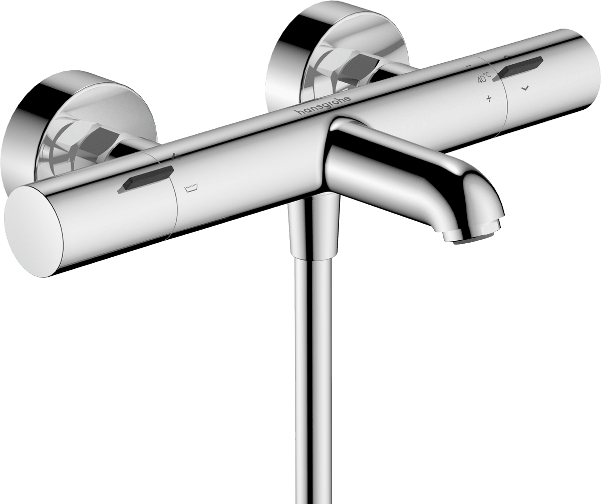 Bild von HANSGROHE Ecostat Fine Wannenthermostat Aufputz #13325000 - Chrom
