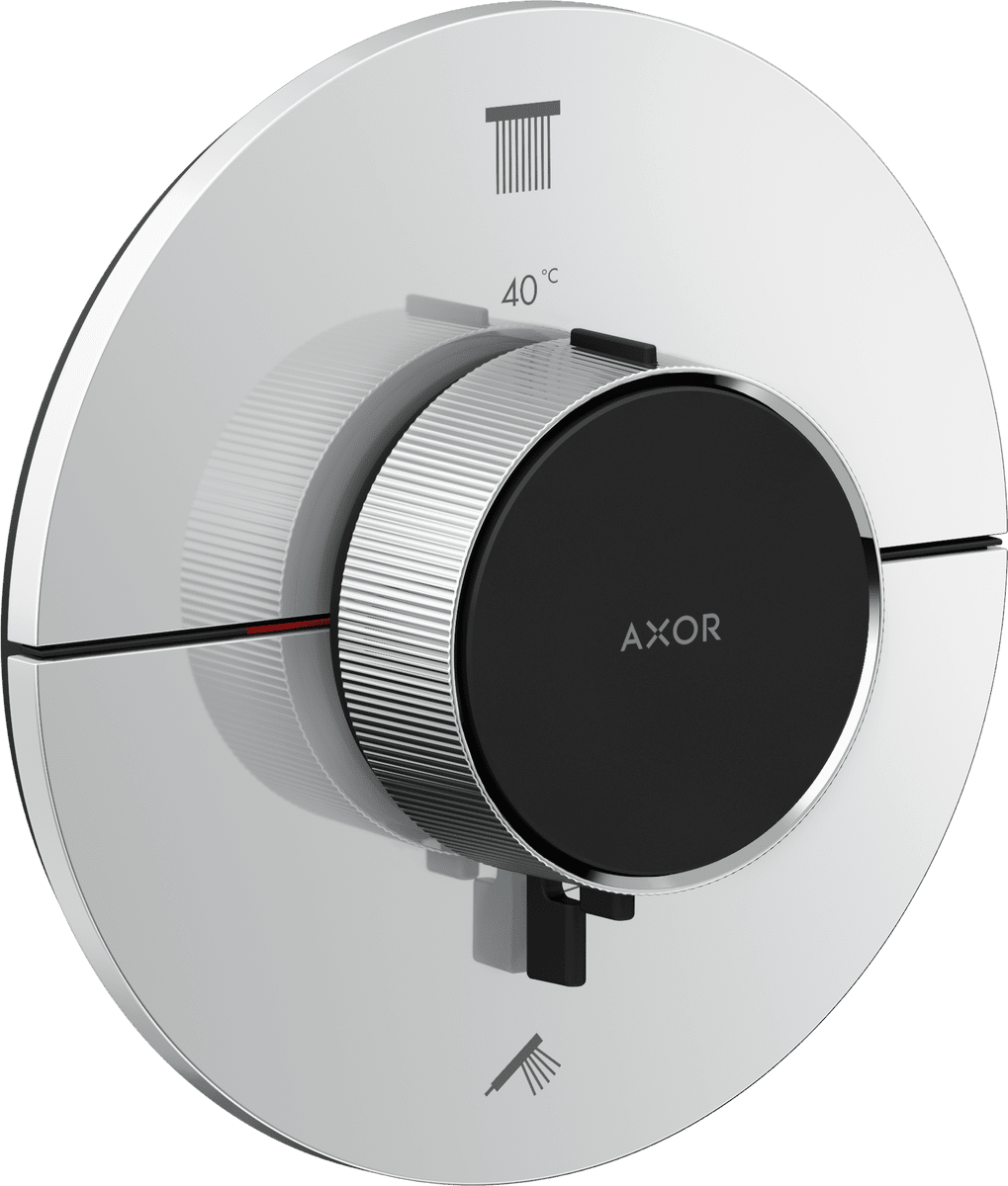 Bild von HANSGROHE AXOR ShowerSelect ID Thermostat Unterputz rund für 2 Verbraucher #36750000 - Chrom