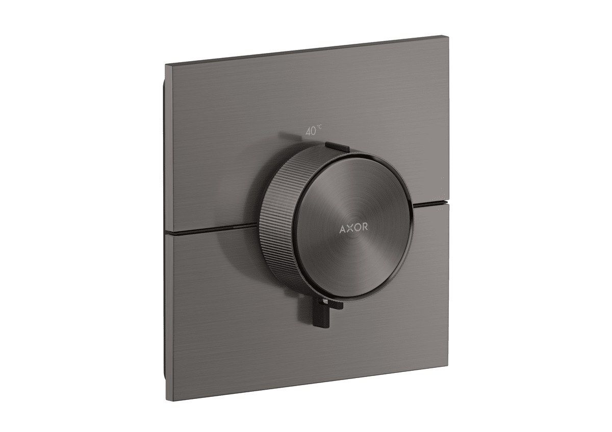 Obrázek HANSGROHE AXOR ShowerSelect ID Termostat HighFlow pod omítku, hranatá verze #36774340 - kartáčovaný černý chrom