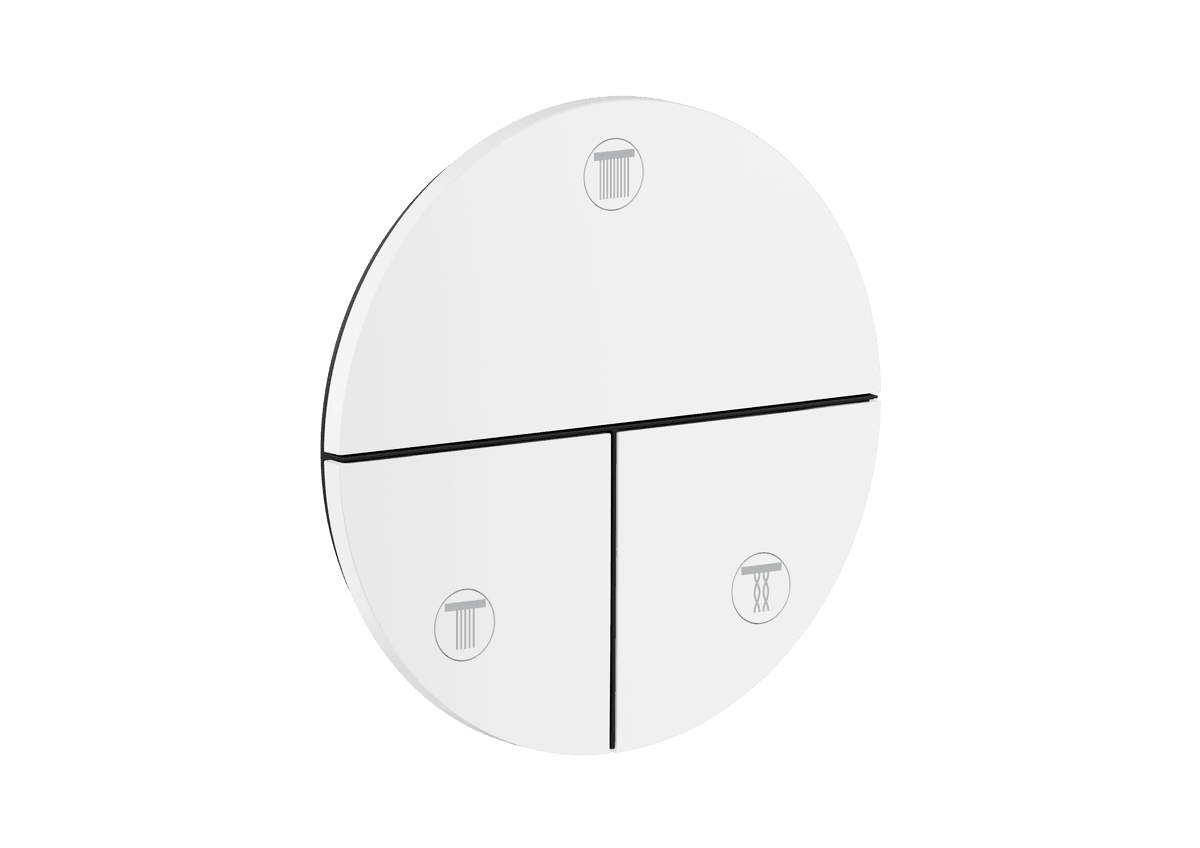 Bild von HANSGROHE AXOR ShowerSelect ID Ventil Unterputz rund für 3 Verbraucher #36779700 - Mattweiß