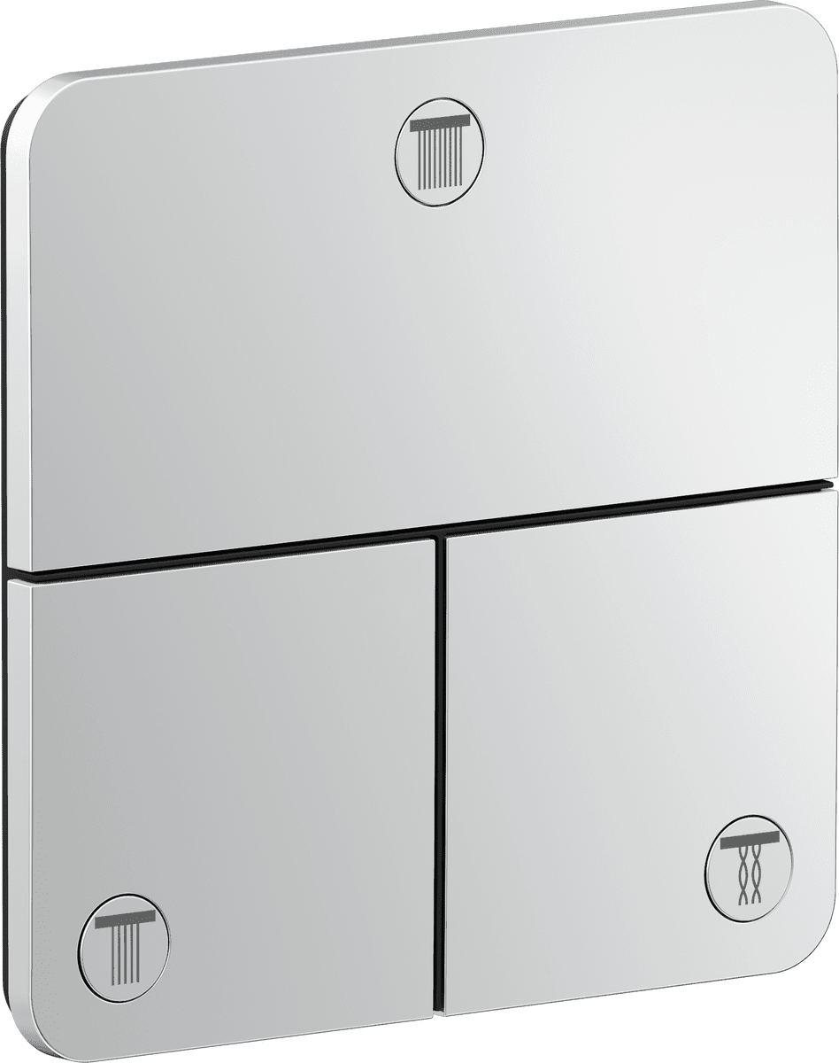 Picture of HANSGROHE AXOR ShowerSelect ID Valve for concealed installation softsquare for 3 functions #36781000 - Chrome