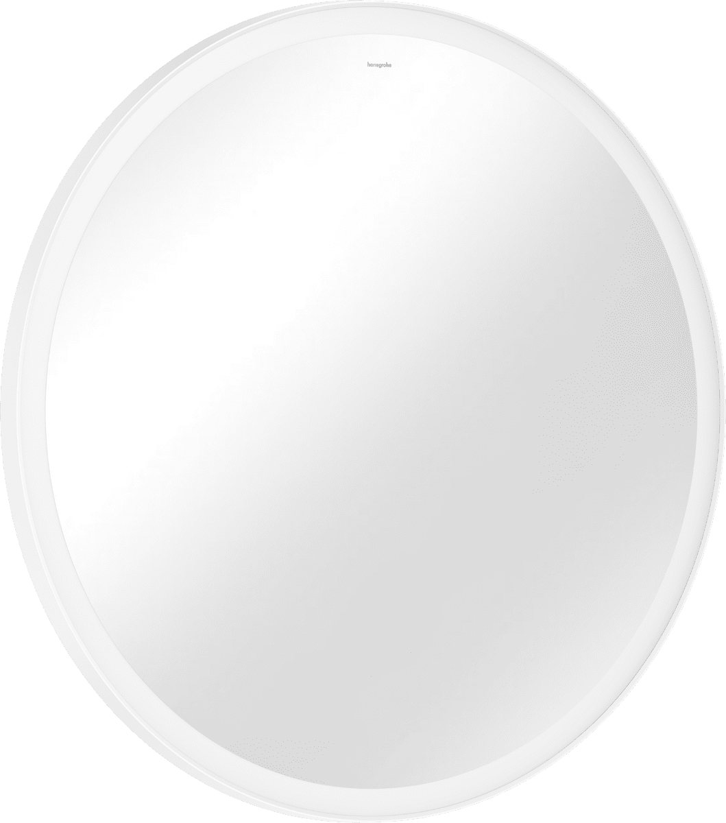 Bild von HANSGROHE Xarita Lite S Spiegel mit runder LED-Beleuchtung 900/30 für Wandschalter #54967700 - Mattweiß