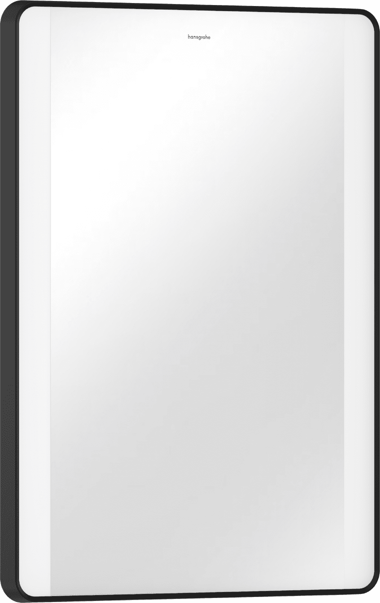 Bild von HANSGROHE Xarita Lite Q Spiegel mit seitlicher LED-Beleuchtung 500/30 für Wandschalter #54961670 - Mattschwarz
