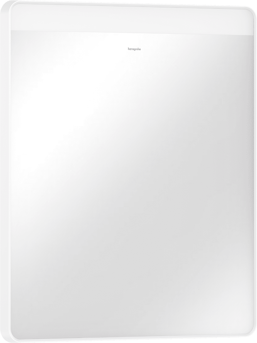 Obrázek HANSGROHE Xarita Lite Q Zrcadlo s vodorovným LED osvětlením 600/30 a nástěnným vypínačem #54957700 - matná bílá