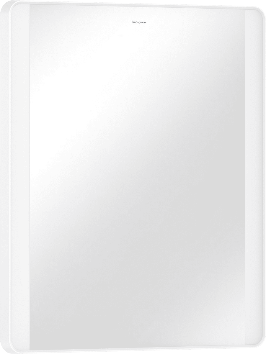 Bild von HANSGROHE Xarita Lite Q Spiegel mit seitlicher LED-Beleuchtung 600/30 für Wandschalter #54962700 - Mattweiß