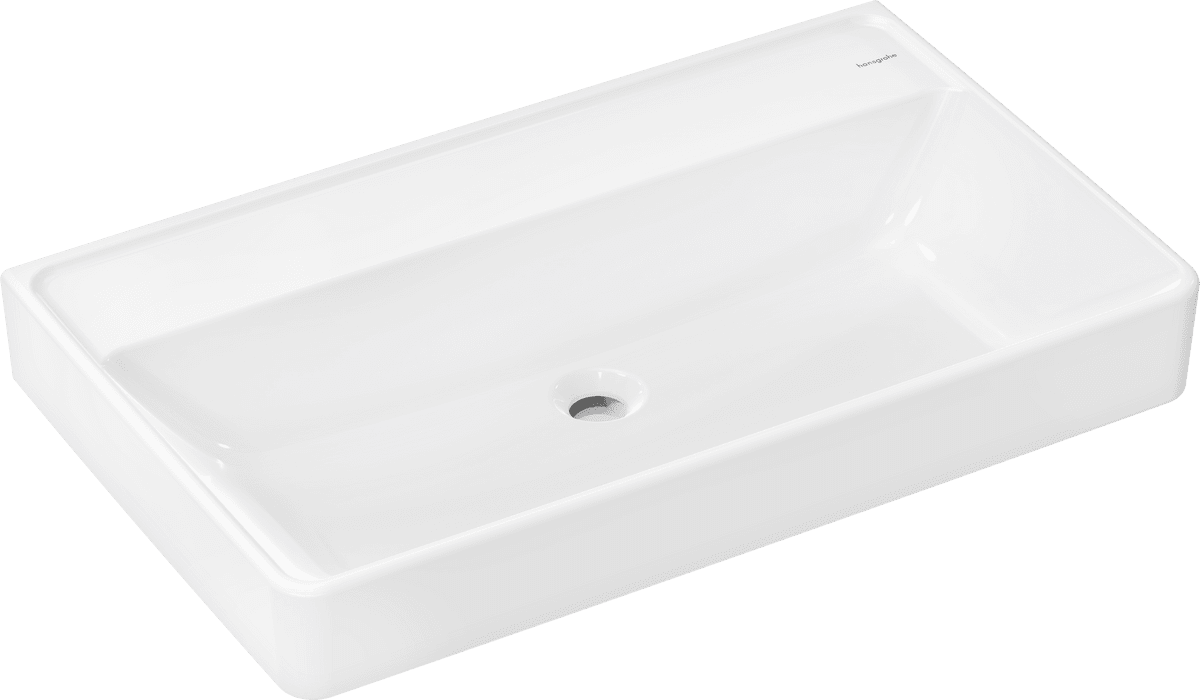 Bild von HANSGROHE Xanuia Q Waschtisch 800/480 ohne Hahnloch und Überlauf #60228450 - Weiß