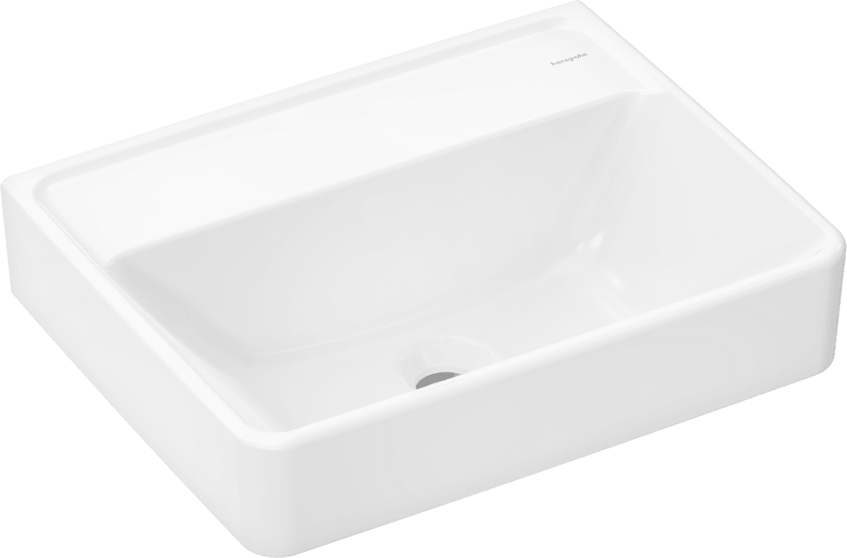 Bild von HANSGROHE Xanuia Q Handwaschbecken 500/390 ohne Hahnloch und Überlauf #60234450 - Weiß