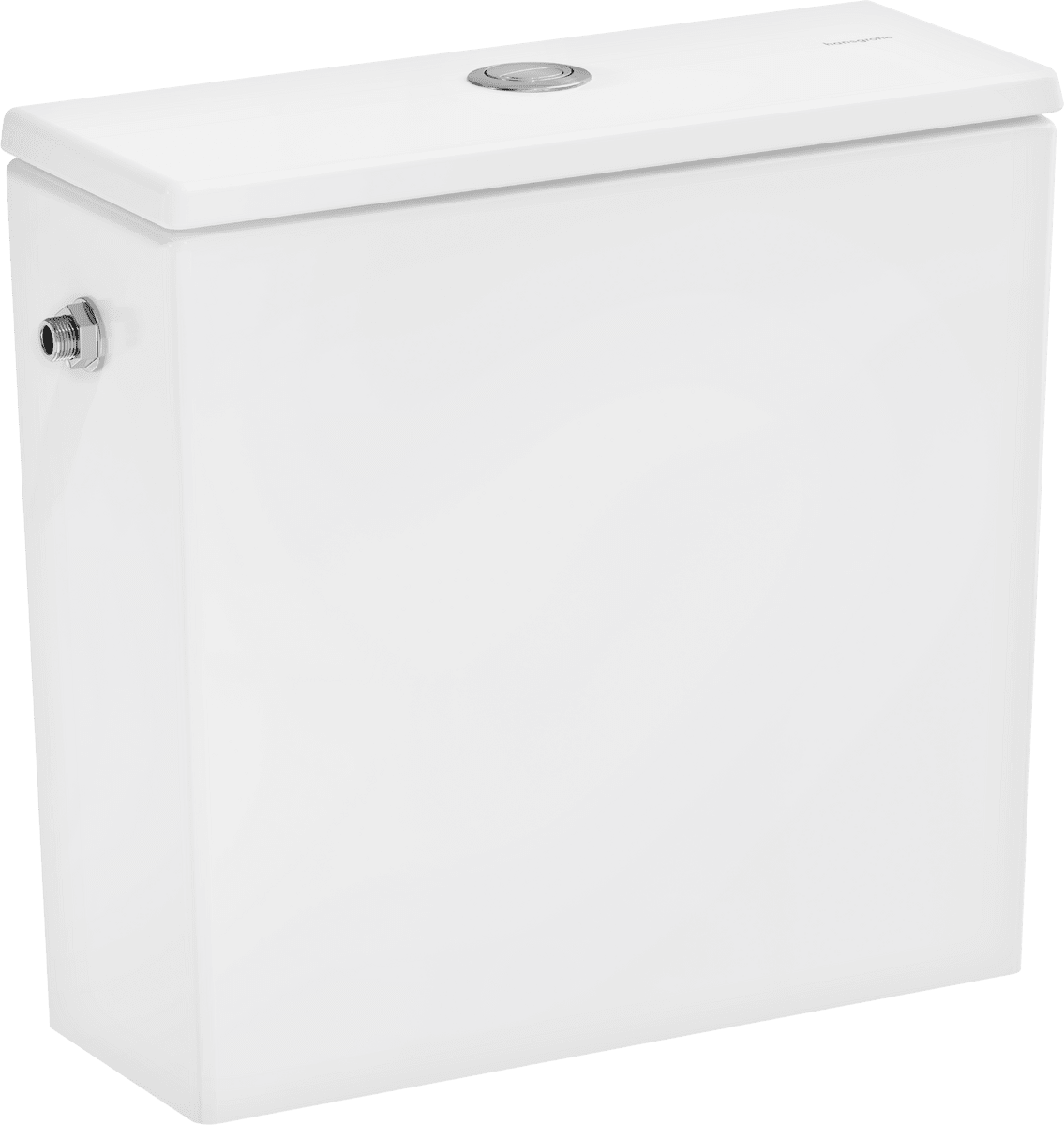 Bild von HANSGROHE EluPura Original Q Aufsatzspülkasten mit seitlichem Wasseranschluss #60271450 - Weiß