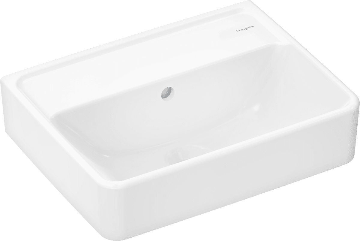 Bild von HANSGROHE Xanuia Q Handwaschbecken 450/340 ohne Hahnloch mit Überlauf, SmartClean #61140450 - Weiß