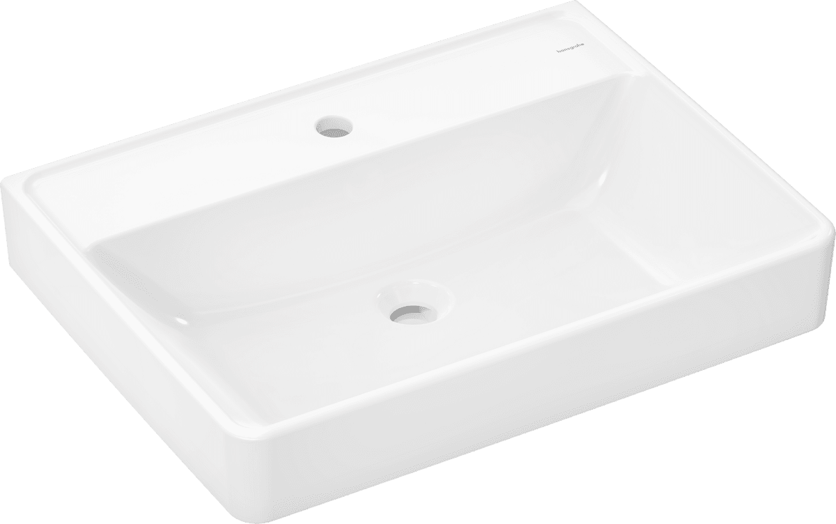 Picture of HANSGROHE Xanuia Q Wash basin 650/480 with tap hole without overflow, SmartClean #61153450 - White