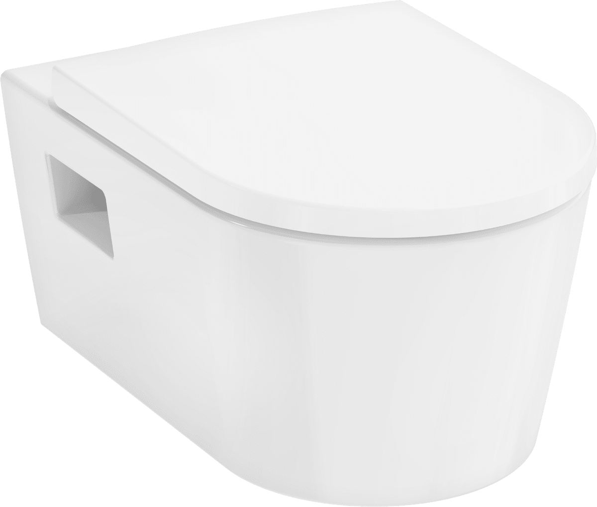 Obrázek HANSGROHE EluPura Original S Závěsná WC sada 540 splachování AquaChannel Flush HygieneEffect s WC sedátkem s funkcemi SoftClose a QuickRelease #62050450 - bílá