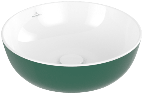 Bild von VILLEROY BOCH Artis Aufsatzwaschbecken, 430 x 430 x 130 mm, Forest, ohne Überlauf #417943BCS7