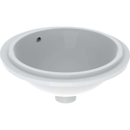 Picture of GEBERIT VariForm vanity washbasin round #500.747.00.2 - white / KeraTect / underside: glazed