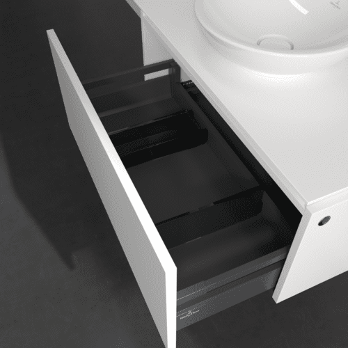 Bild von VILLEROY BOCH Legato Waschbeckenunterschrank, 1 Auszug, 800 x 380 x 500 mm, White Matt / White Matt #B56900MS
