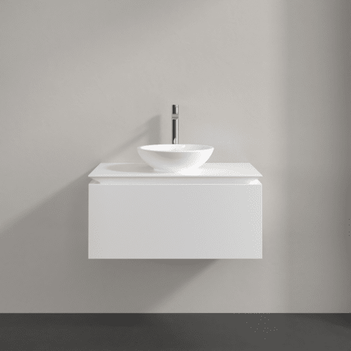 Bild von VILLEROY BOCH Legato Waschbeckenunterschrank, 1 Auszug, 800 x 380 x 500 mm, White Matt / White Matt #B56900MS