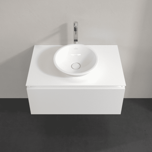 Bild von VILLEROY BOCH Legato Waschbeckenunterschrank, 1 Auszug, 800 x 380 x 500 mm, White Matt / White Matt #B56900MS