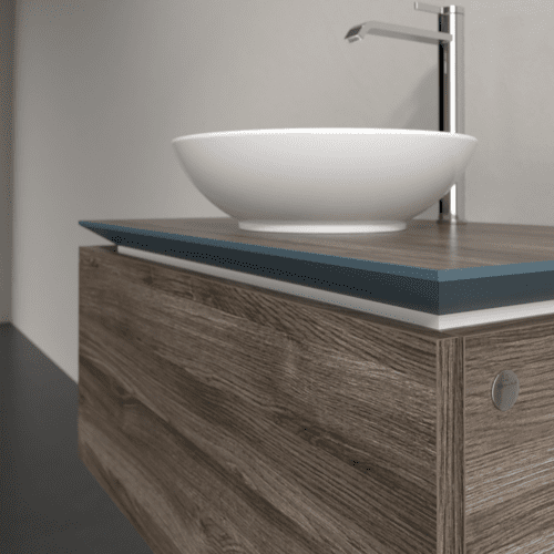 Bild von VILLEROY BOCH Legato Waschbeckenunterschrank, 1 Auszug, 800 x 380 x 500 mm, Stone Oak / Stone Oak #B56900RK