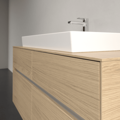 Bild von VILLEROY BOCH Collaro Waschbeckenunterschrank, mit Beleuchtung, 4 Auszüge, 1200 x 548 x 500 mm, Nordic Oak / Nordic Oak #C087B0VJ