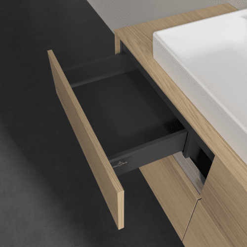 Bild von VILLEROY BOCH Collaro Waschbeckenunterschrank, mit Beleuchtung, 4 Auszüge, 1200 x 548 x 500 mm, Nordic Oak / Nordic Oak #C087B0VJ