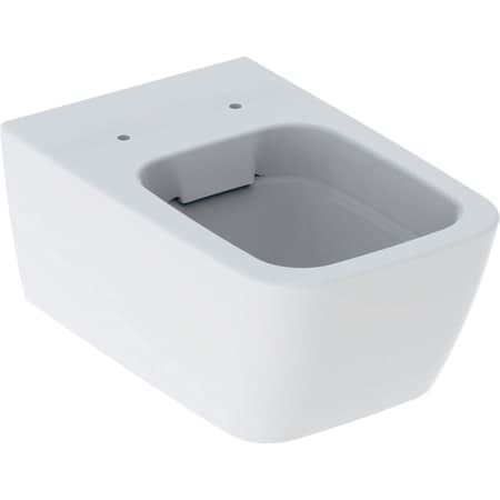 Bild von GEBERIT iCon Square Wand-WC Tiefspüler, geschlossenes Keramikdesign, Rimfree #201950600 - weiß / KeraTect