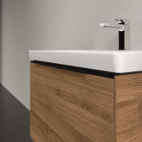 Bild von VILLEROY BOCH Subway 3.0 Waschbeckenunterschrank, 1 Auszug, 622 x 429 x 478 mm, Kansas Oak #C57501RH