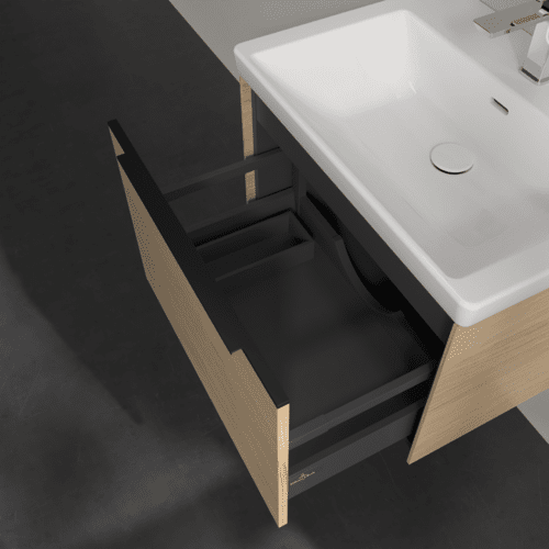 Bild von VILLEROY BOCH Subway 3.0 Waschbeckenunterschrank, 1 Auszug, 622 x 429 x 478 mm, Nordic Oak #C57501VJ