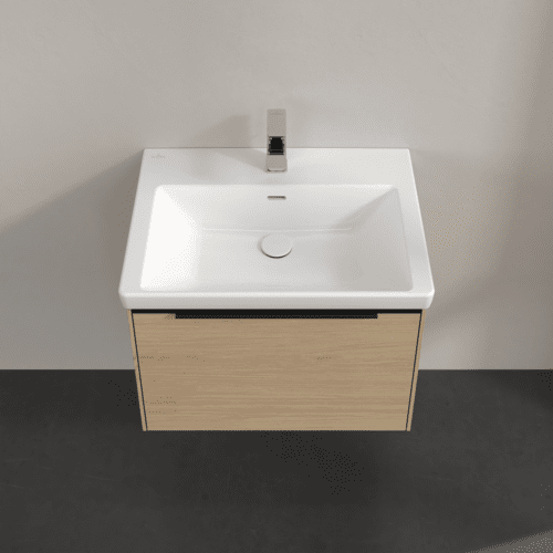 Bild von VILLEROY BOCH Subway 3.0 Waschbeckenunterschrank, 1 Auszug, 622 x 429 x 478 mm, Nordic Oak #C57501VJ