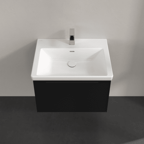 Bild von VILLEROY BOCH Subway 3.0 Waschbeckenunterschrank, 1 Auszug, 622 x 429 x 478 mm, Volcano Black #C57501VL