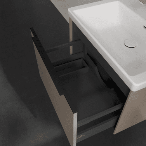 Bild von VILLEROY BOCH Subway 3.0 Waschbeckenunterschrank, 1 Auszug, 622 x 429 x 478 mm, Taupe #C57501VM