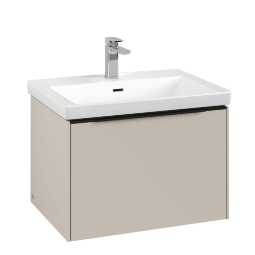 Bild von VILLEROY BOCH Subway 3.0 Waschbeckenunterschrank, 1 Auszug, 622 x 429 x 478 mm, Cashmere Grey #C57501VN
