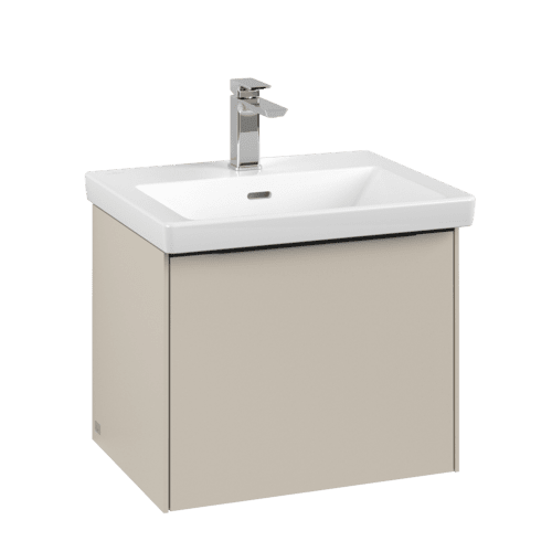 Bild von VILLEROY BOCH Subway 3.0 Waschbeckenunterschrank, mit Beleuchtung, 1 Auszug, 523 x 429 x 448 mm, Cashmere Grey #C579L1VN