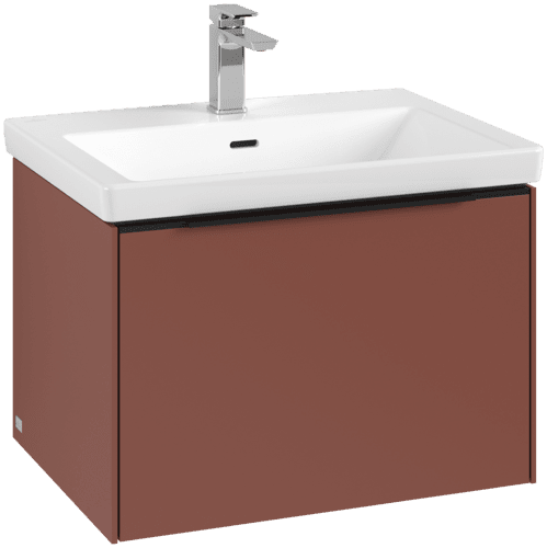 Bild von VILLEROY BOCH Subway 3.0 Waschbeckenunterschrank, 1 Auszug, 622 x 429 x 478 mm, Wine Red #C57501AH