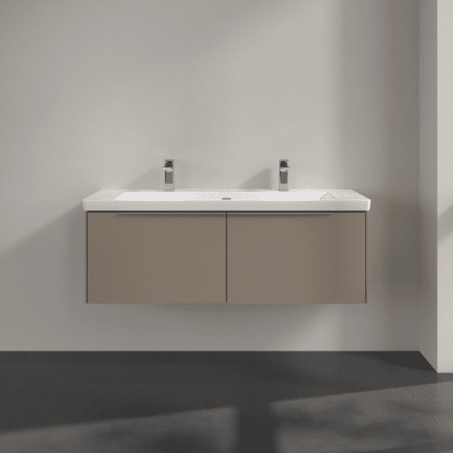 Bild von VILLEROY BOCH Subway 3.0 Waschbeckenunterschrank, 2 Auszüge, 1272 x 429 x 478 mm, Taupe #C60102VM