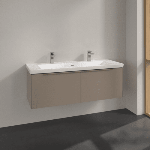 Bild von VILLEROY BOCH Subway 3.0 Waschbeckenunterschrank, 2 Auszüge, 1272 x 429 x 478 mm, Taupe #C60102VM