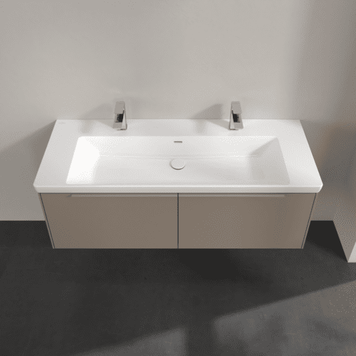 Bild von VILLEROY BOCH Subway 3.0 Waschbeckenunterschrank, 2 Auszüge, 1272 x 429 x 478 mm, Taupe #C60102VM