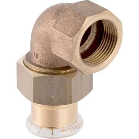 Picture of GEBERIT Mapress Copper elbow adaptor union 90° with female thread #65386