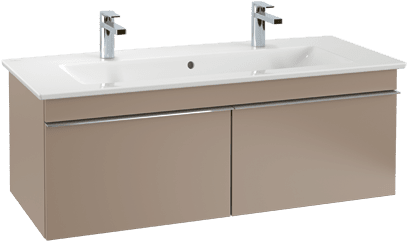 Obrázek VILLEROY BOCH Toaletní skříňka Venticello, 2 výsuvy, 1153 x 420 x 502 mm, Cashmere Grey / Cashmere Grey #A93801VN