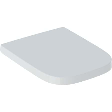 Bild von GEBERIT Renova Plan WC-Sitz eckiges Design, Befestigung von oben #500.691.01.1 - weiß / glänzend