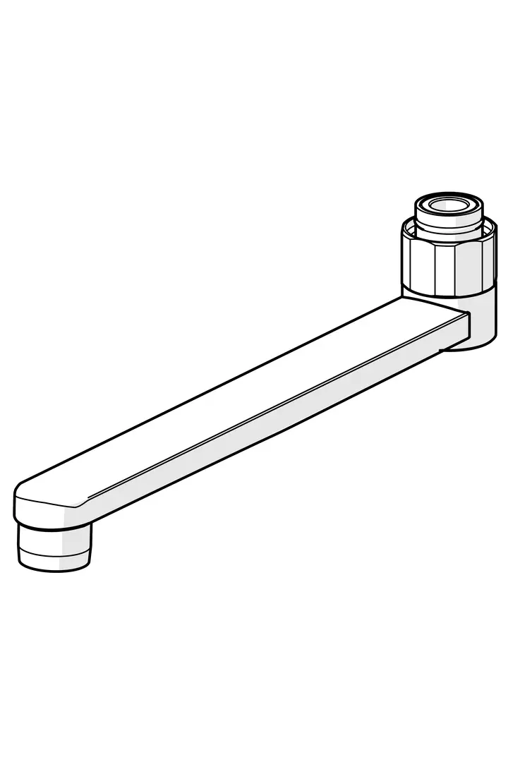 Bild von HANSA Schwenkbarer Auslauf, L=200 #59914471