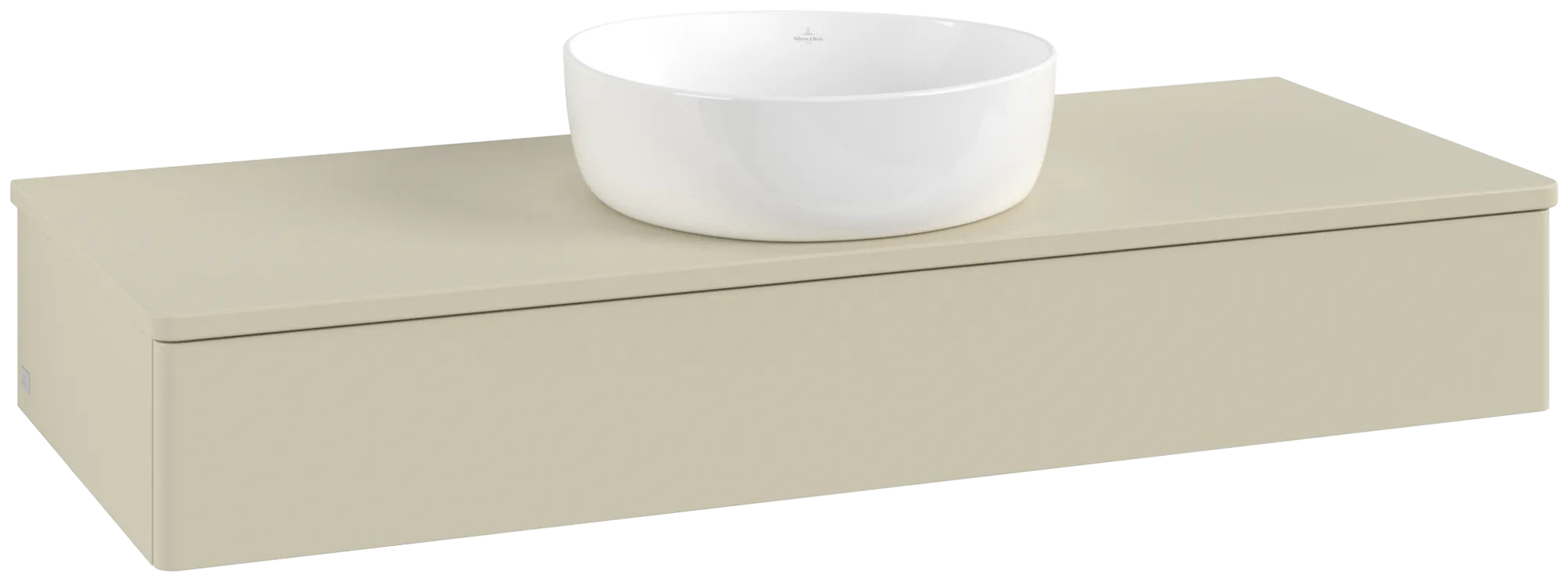 Bild von VILLEROY BOCH Antao Waschbeckenunterschrank, 1 Auszug, 1200 x 190 x 500 mm, Front ohne Struktur, Silk Grey Matt Lacquer / Silk Grey Matt Lacquer #K10050HJ