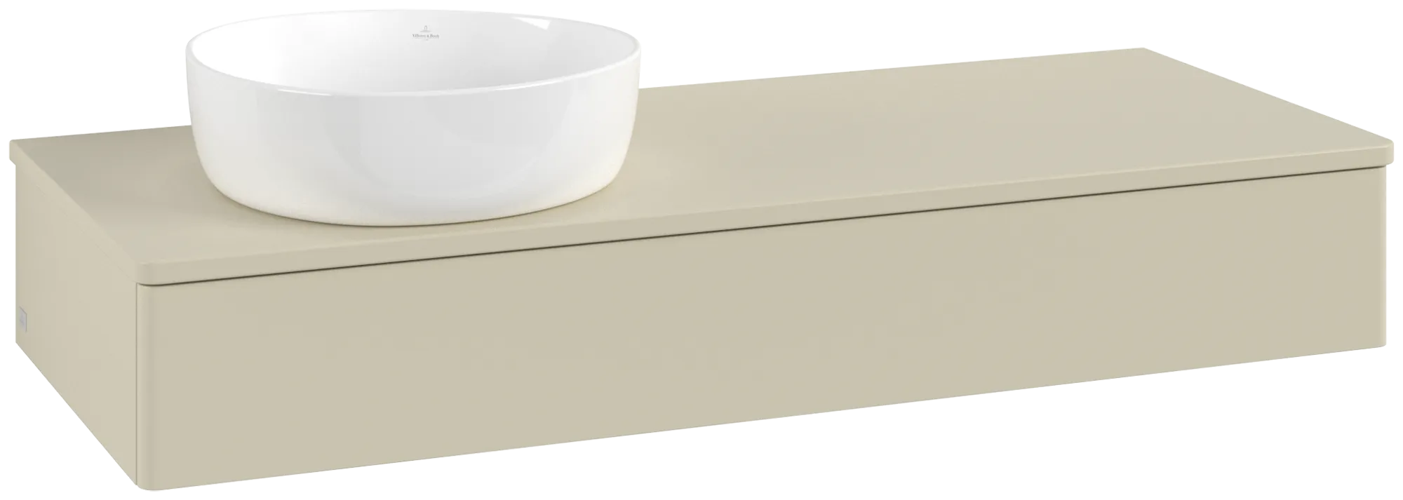 Bild von VILLEROY BOCH Antao Waschbeckenunterschrank, 1 Auszug, 1200 x 190 x 500 mm, Front ohne Struktur, Silk Grey Matt Lacquer / Silk Grey Matt Lacquer #K11010HJ