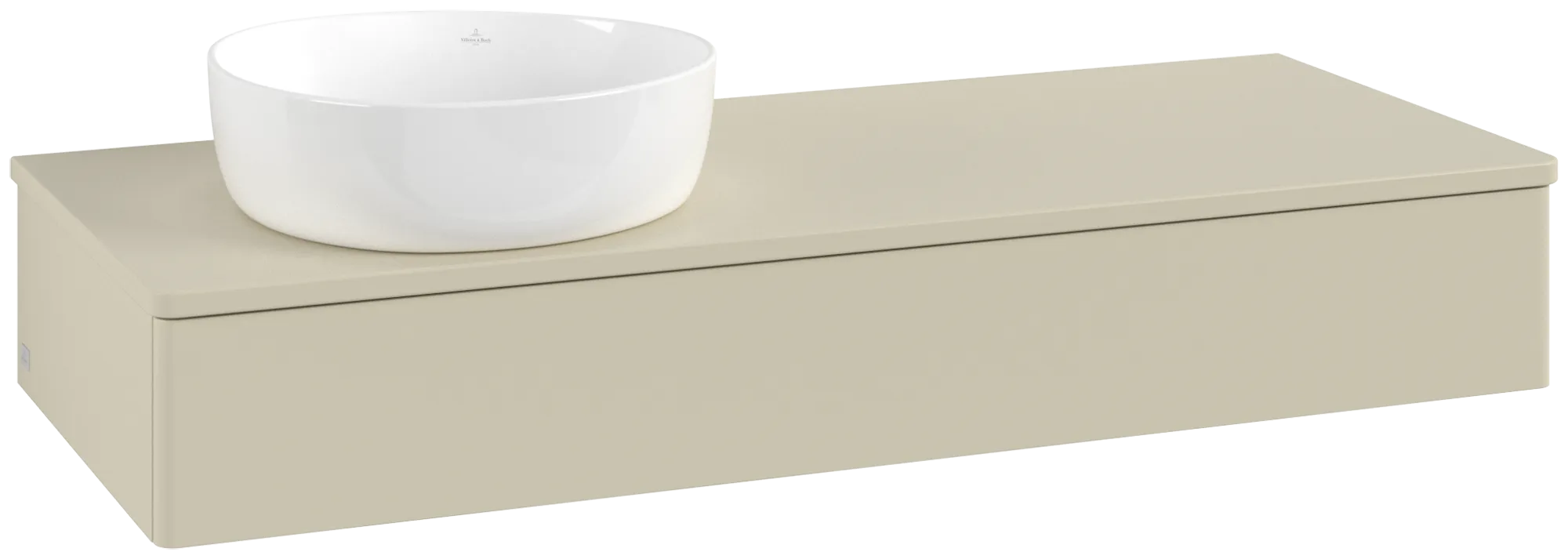 Bild von VILLEROY BOCH Antao Waschbeckenunterschrank, 1 Auszug, 1200 x 190 x 500 mm, Front ohne Struktur, Silk Grey Matt Lacquer / Silk Grey Matt Lacquer #K11050HJ