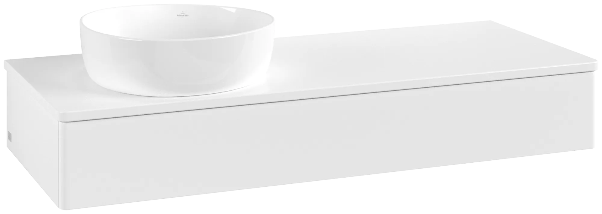 Bild von VILLEROY BOCH Antao Waschbeckenunterschrank, 1 Auszug, 1200 x 190 x 500 mm, Front ohne Struktur, White Matt Lacquer / White Matt Lacquer #K11050MT