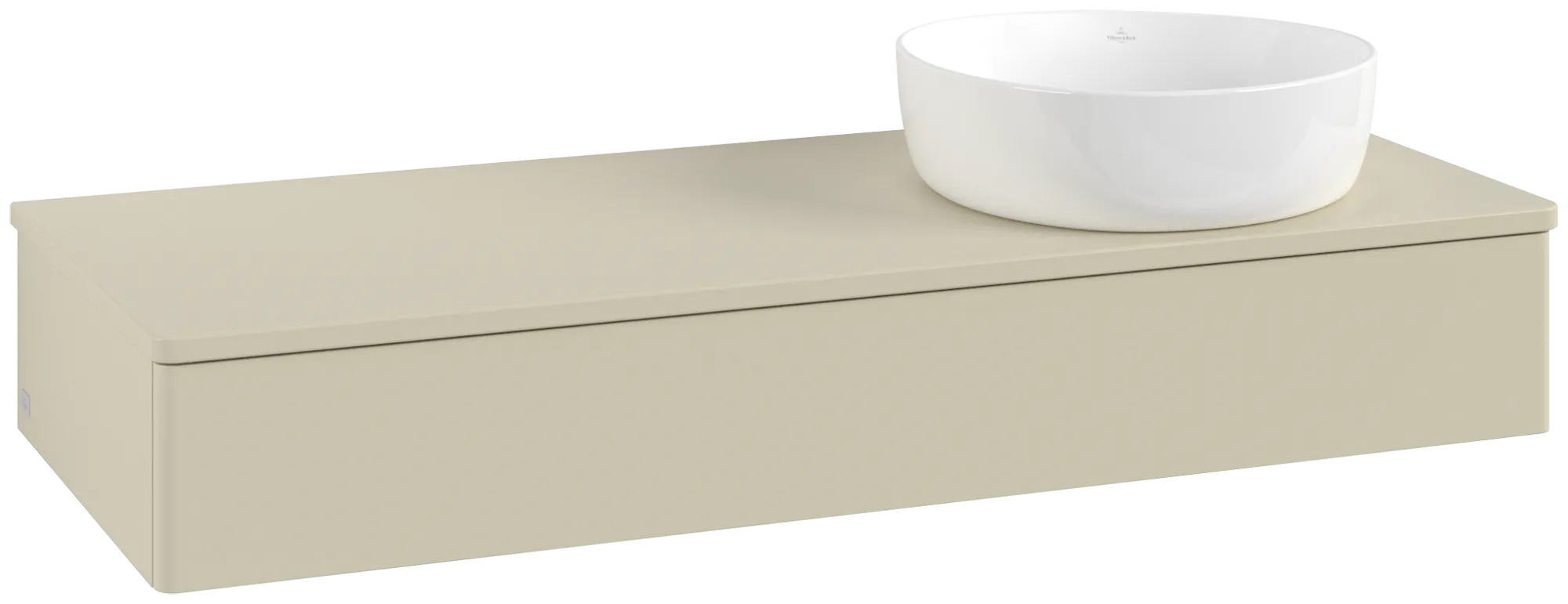 Bild von VILLEROY BOCH Antao Waschbeckenunterschrank, 1 Auszug, 1200 x 190 x 500 mm, Front ohne Struktur, Silk Grey Matt Lacquer / Silk Grey Matt Lacquer #K12010HJ
